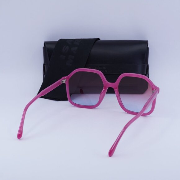 🕶️New Isabel Marant IM 0049/G/S MU1 Sunglasses - Fuchsia Frame, Plum Lenses - Picture 10 of 11